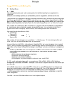 CCVX Voortentamen Biologie samenvatting