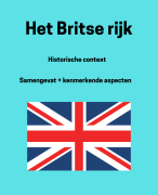 Samenvatting historische context: Het Britse Rijk