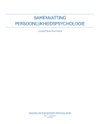 Volledige samenvatting Persoonlijkheidspsychologie 