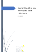 B1-K1-W6 Handelt in een onvoorziene en/of crisissituatie. B1-K1-W6