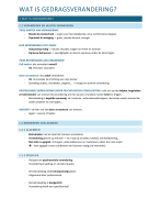 Gedragsverandering (volledige samenvatting)