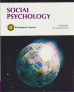 Sociale Psychologie (UU) samenvatting Blok 2