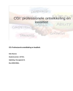cgi professionele ontwikkeling en kwaliteit