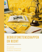 Samenvatting bedrijfswetenschappen en recht 3e graad DDG bedrijfswetenschappen 2026