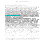 Samenvatting REVA week 3&4 Cerebellair letsel Hogeschool Rotterdam 
