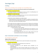 Samenvatting sociologie 