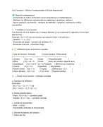 Les Fonctions : Notions Fondamentales et Étude Approfondie