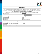 Paper Juridische Vaardigheden NTI
