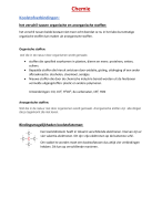 Samenvatting NW chemie