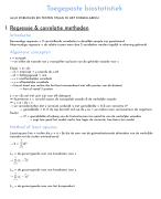 Samenvatting Toegepaste biostatistiek