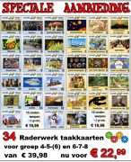 Raderwerk informatiekaarten voor groep 4 t/m 8