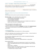 Samenvatting Interieurgeschiedenis en -theorie 2 Bachelor 1  semester 2 