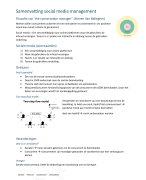 Samenvatting Social Media Management 