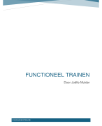 Functioneel Trainen - Semester 2, Jaar 1 - HBO Sportkunde