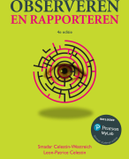 Skillslab: observeren samenvatting