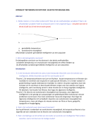 Methode en statistiek opdracht selectie psychologie uu 