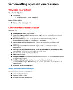Stappenplan oplossen van casussen 