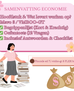 Economie Samenvatting Mavo 3 - Hoofdstuk 5: Werken en Ondernemen (incl. Oefentoets)