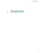 Samenvatting - Strafrecht (B2G070)
