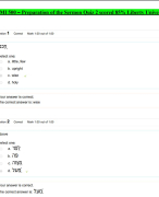 HOMI 500 – Preparation of the Sermon Quiz 2 scored 85%  
