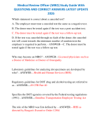 Medical Review Officer