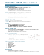 Statistiek 2 (volledige samenvatting)