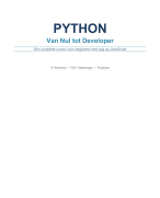Python: Van Basis naar Pro