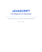 Javascript: van beginner naar pro