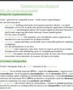 Samenvatting natuurwetenschappen examencommissie 3de graad humane wetenschappen 2026
