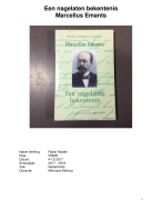 leesverslag Een nagelaten Bekentenis
