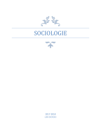 Samenvatting Sociologie 