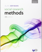 Social Research Methods Alan Bryman English summary H2-3-4-5-7-8-9-10-11-15-17-18-19-20-21