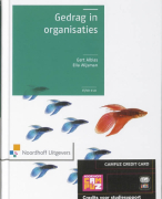 Samenvatting Gedrag in organisaties (Gedragswetenschappen)