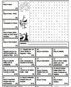 Quiz woordzoekers voor groep 5-6-7-8 - bergen