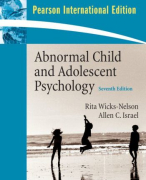Samenvatting Abnormal Child And Adolescent Psychology