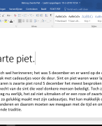 Betoog; Dag Zwarte Piet.