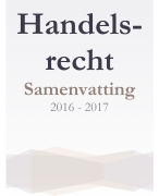 Handelsrecht samenvatting 