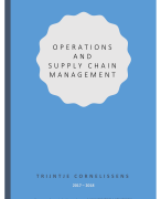 Operations and Supply Chain Management