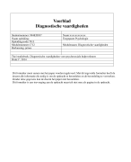 Paper Diagnostische Vaardigheden behaald met 8.3