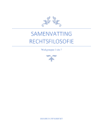 Samenvatting rechtsfilosofie (werkgroepen)