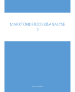 marktonderzoek en analyse deel 2
