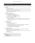 Strategisch Management 2B Samenvatting: Deel 1 - Handelswetenschappen: KUL Campus Brussel
