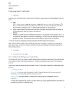 Improvement Methods | BPA | IBS