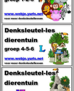 Denksleutellessen dierentuin groep 1-8
