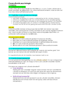 Crossculturele psychologie 2017-2018