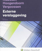 Samenvatting Externe verslaggeving