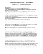 Samenvatting V5 Nectar H11 Voeding en Vertering en H12 Afweer