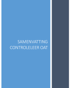 Samenvatting Controleleer OAT 