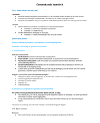 Geneeskunde samenvatting - kennistoets 4.1