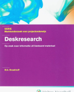 Samenvatting Deskresearch